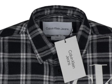 CALVIN KLEIN JEANS koszula męska, kratka flanelowa, M