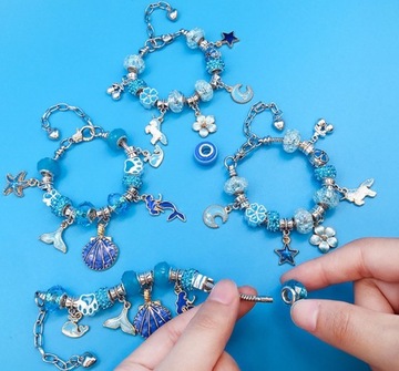 Набор бусин для изготовления браслетов, ожерелий, ювелирных изделий