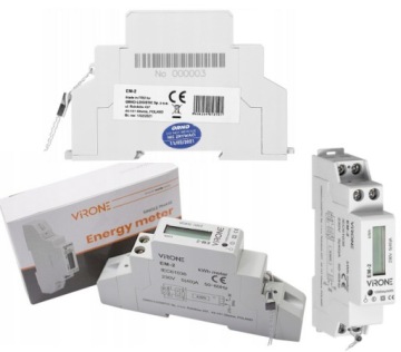 LICZNIK ENERGII JEDNOFAZOWY PODLICZNIK PRĄDU 40A