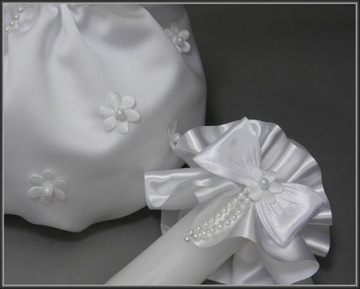 Мешочек для причастия. Мешочек и перчатки для альба, платье.