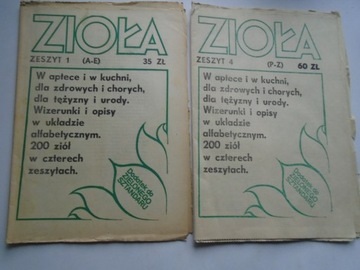 @ ZIOŁA ZIELONY SZTANDAR ZESZYT 1,3,4 + ZIOŁA W KUCHNI I APTECZCE