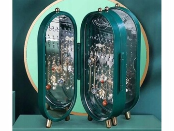 ШКАТУЛКА-ОРГАНИЗАТОР ДЛЯ ЮВЕЛИРНЫХ УКРАШЕНИЙ С ЗЕРКАЛОМ-ДИСПЛЕЙ ПОДСТАВКА ДЛЯ ОЖЕРЕЛЬЯ