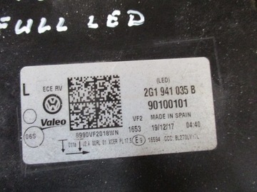ФАРА ЛЕВАЯ VW POLO 2G FULL LED