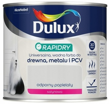 Rapidry farba uniwersalna Odporny Popielaty 0,4L