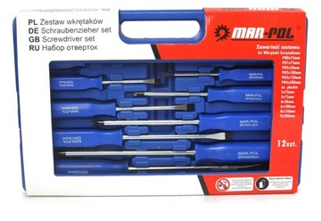 НАБОР ОТВЕРТОК С МАГНИТНЫМ НАПРЯЖЕНИЕМ 12