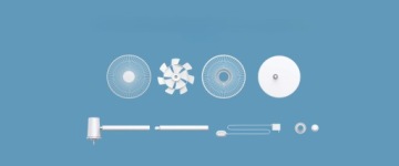Беспроводной вентилятор Xiaomi Standing Fan 2 Pro, белый вентилятор