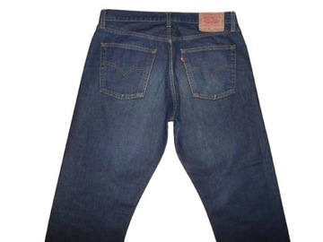 Spodnie dżinsy LEVIS 521 W38/L34=48/113cm jeansy