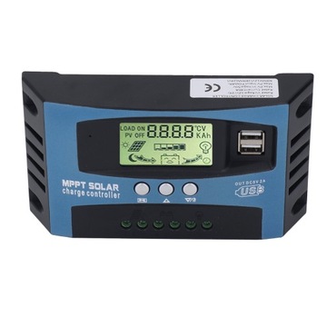 КОНТРОЛЛЕР СОЛНЕЧНОЙ ЗАРЯДКИ LCD MPPT 80A 12В/24В