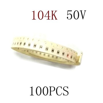 6X 100 шт керамические конденсаторы 0,1 мкФ 50 В X7R 104K SMD 0805 100 стоимость лота