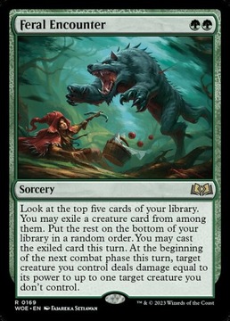 MtG: Feral Encounter (V.1) (WOE) *foil*