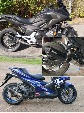 ГЛУШИТЕЛЬ ДЛЯ МОТОЦИКЛА UNIVERSAL SPORT EXHAUST CARBON BASS KILLER 125 600