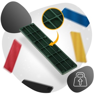 Podkładki dystansowe 34mm 5mm kliny montażowe plastikowe do okien 1000 szt