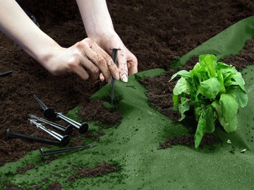 АГРО НЕТКАНЫЙ AGROTWOVEN 1,6х100м ДЛЯ СОРЬНИКОВ UV 100 UV PINS
