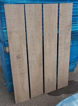 WYPRZEDAŻ Płytki drewnopodobne gres 120x20x6 Nickwood beige Cerrad