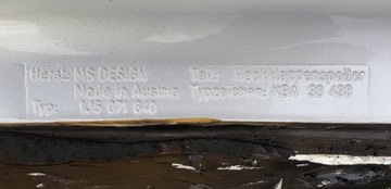 VW BORA sedan listwa ozdobna spoiler lotka MS DESIGN tuning votex sport