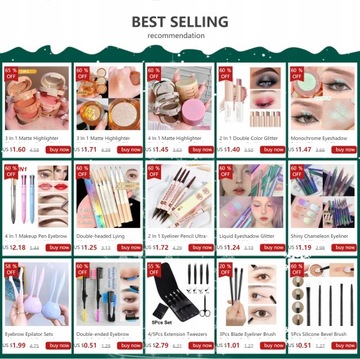 Палитра матовых хайлайтеров 3 в 1 Pearly