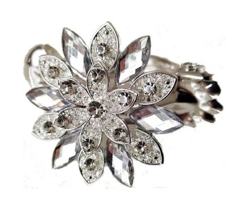 Klamra spinka ozdobna spinacz do firan zasłon