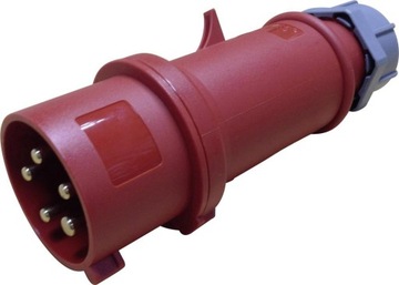 СИЛОВАЯ ПРОБКА. ПЛАСТ. 3X32+0+Z IP44 ПОРТАТИВНЫЙ