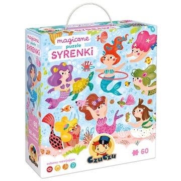 CZUCZU Puzzle dla dzieci Magiczne Syrenki 4+