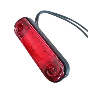 Lampa Światło Obrysówka Lampa Obrysowa Diodowa led czerwona tir Tylna