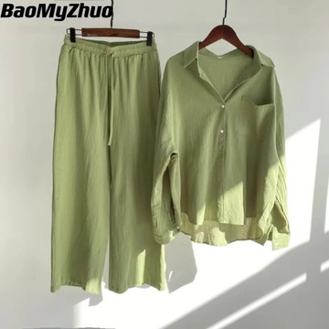 2023 Cotton Linen Two Piece Sets Womens Outifits A