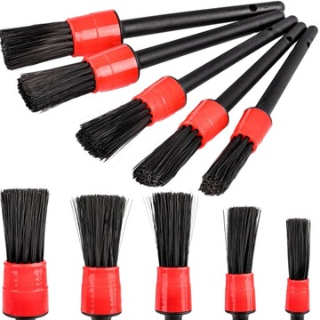 ЩЕТКИ ЩЕТКИ ДЛЯ МОЙКИ АВТОМОБИЛЬНОЙ ЧИСТКИ ДЕТЕЙЛИНГ АВТОМОБИЛЬНЫХ ДЕТАЛЕЙ 5ШТ.