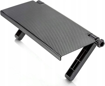 Регулируемая полка для декодера-тюнера, размещаемая на телевизоре или мониторе, черная