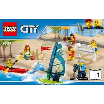 Lego Instrukcja - Fun at the Beach 60153