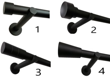 Карниз одинарный 25/250см BLACK LOFT лягушки.