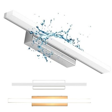 NOWOCZESNA KINKIET ŚCIENNY LAMPA LED LUSTRO DO LUSTRA ŁAZIENKOWA 9W 3000K
