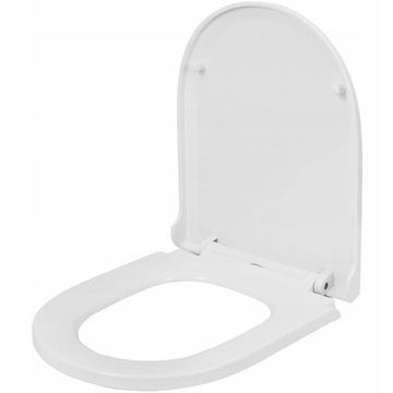 DESKA SEDESOWA WC TOALETOWA KLAPA WOLNOOPADAJĄCA AQUI do KOŁO ROCA CERSANIT