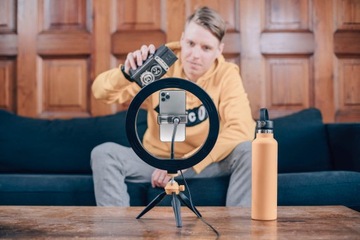 Светодиодный кольцевой светильник Kodak SL001 для телефона, смартфона, штатива VLOG