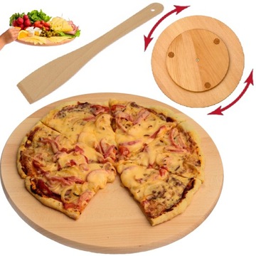 DESKA PATERA OBROTOWA 45 CM DO PIZZY SERÓW PRZYSTAWEK + GRATIS ŁOPATKA !