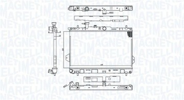 CHLADIČ VODY MAGNETI MARELLI 350213110400