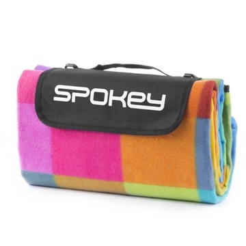 Koc plażowy piknikowy ogrodowy składany 130x150cm Spokey PICNIC COLOUR
