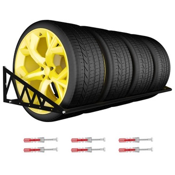 МЕТАЛЛИЧЕСКАЯ ВЕШАЛКА ПОДСТАВКА ПОЛКА РУЧКА 4 ШИНЫ КОЛЕСА АВТОМОБИЛЬНЫЕ ДИСКИ 135 СМ