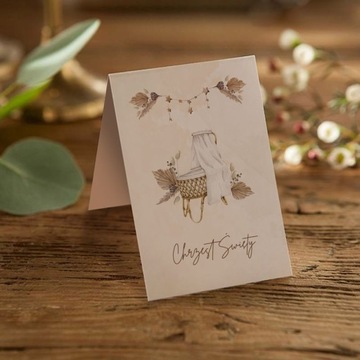 Виньетки на крещение для выписывания Boho Cradle