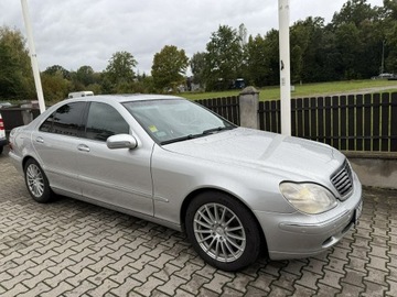 Mercedes Klasa S W220 Sedan 3.2 V6 (320) 224KM 2001 Mercedes S 320 320 benzyna 225 ps 126 tyś km, zdjęcie 1