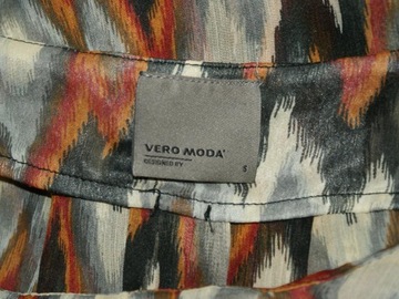 Vero Moda ETNO mgiełka tunika aztecki wzór BOHO M