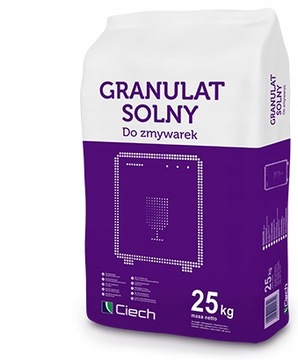 SÓL DO ZMYWARKI GRUBOZIARNISTA OCHRONNA GRANULAT SOLNY WOREK 25KG CIECH
