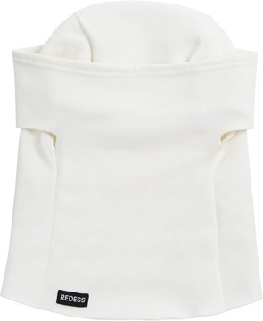 Теплая белая зимняя балаклава.