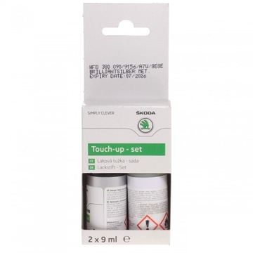 LAKIER ZAPRAWKOWY 18ML SREBRNY A7W SKODA ORYGINAŁ OE