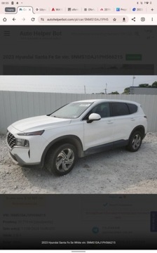 Hyundai Santa Fe IV 2023 Hyundai Santa Fe 2023 HYUNDAI SANTA FE SE 2.5 Benzyna 277KM, zdjęcie 1