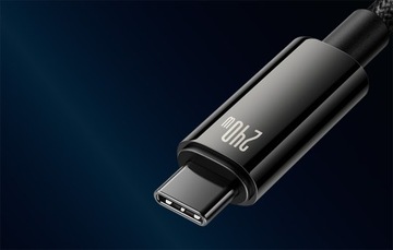 ТЕЛЕФОННЫЙ КАБЕЛЬ BASEUS STRONG USB TYPE C – USB TYPE C 240 Вт QC PD 2M