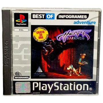 Gra HEART OF DARKNESS PlayStation PSX PS1 PS2 gry retro + okulary 3D #1