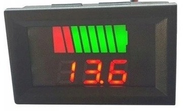 Wskaźnik naładowania akumulatora baterii 12V