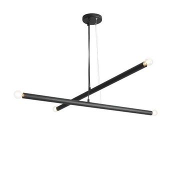 Lampa sufitowa wisząca TUBO 4 nad stół żyrandol