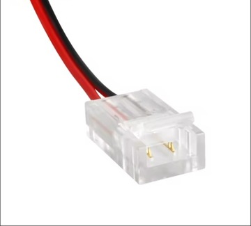 Разъем 10 см для светодиодных лент COB, разъем 8 мм, быстрый монтаж, односторонний