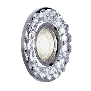 Потолочный светильник CRYSTAL CHROME с люверсами и светодиодной лентой