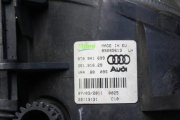 AUDI A5 A4 B8 HALOGEN LEVÝ VALEO 8T0941699